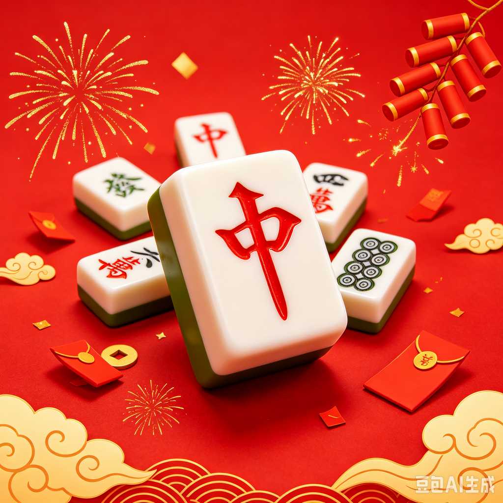 compact mahjong set with case