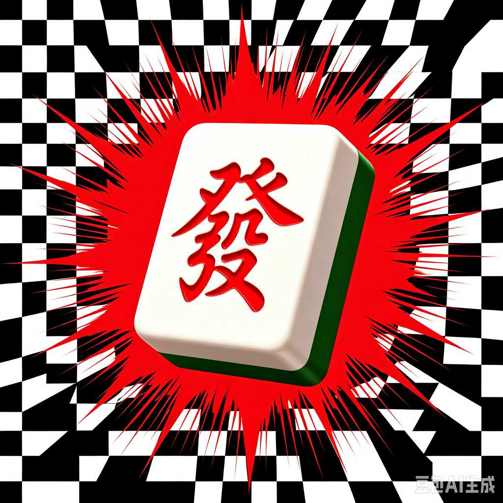 decorative text mahjong set