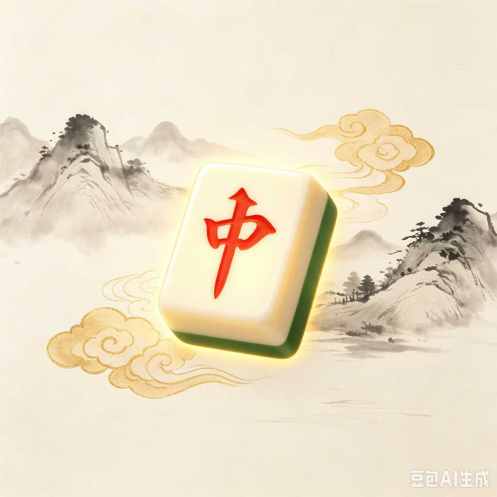traditional color mahjong set