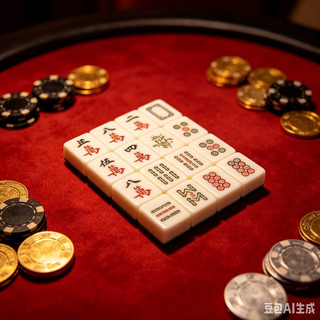 premium engraved mahjong set