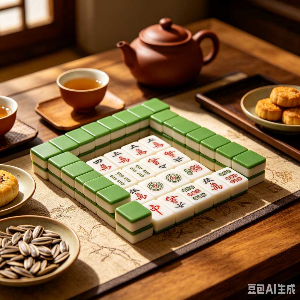 hand crafted mahjong set