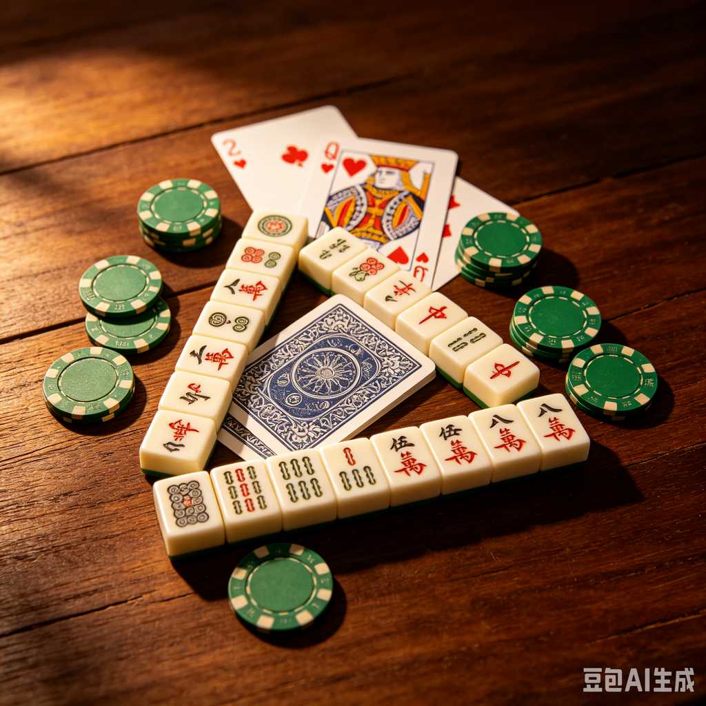 mahjong rule card included